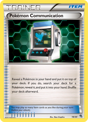 Pokémon Communication card image