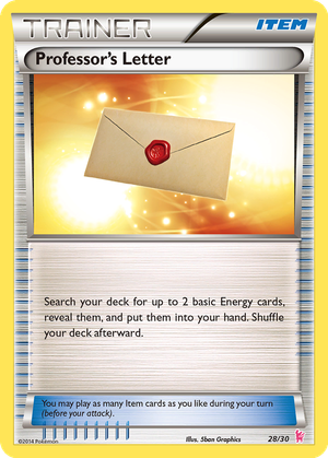 Professor's Letter card image
