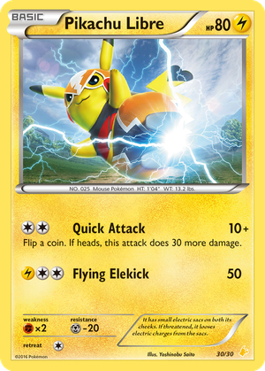 Pikachu Libre card image