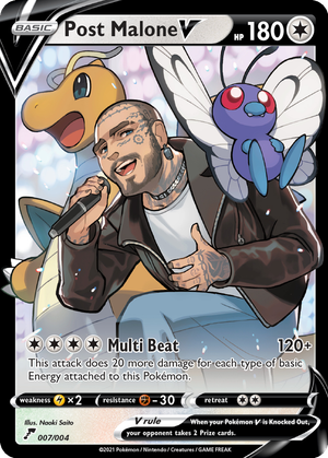 Post Malone V card image