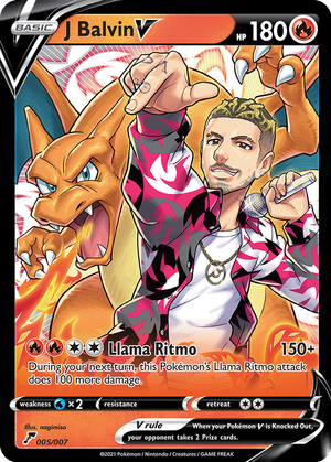 J Balvin V card image