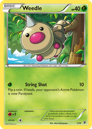 Weedle card image