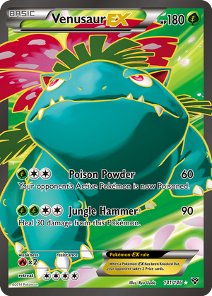 Venusaur EX card image