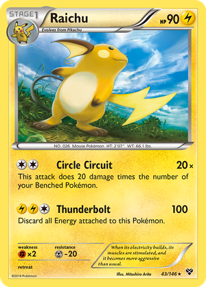 Raichu card image