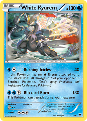 White Kyurem card image