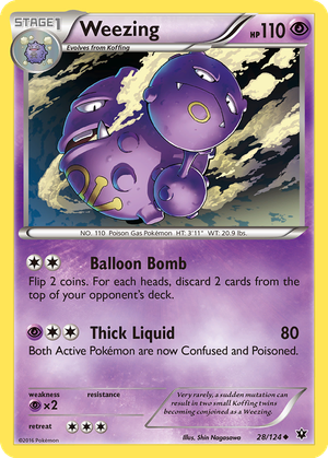 Weezing card image