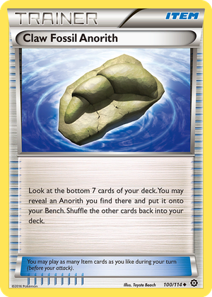 Claw Fossil Anorith card image