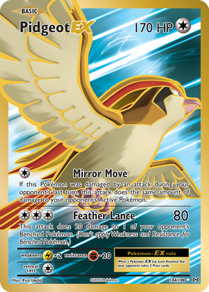 Pidgeot EX card image
