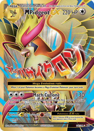 M Pidgeot EX card image