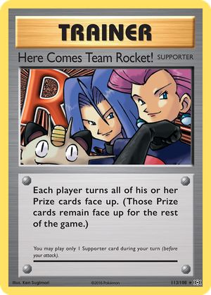 Here Comes Team Rocket! card image