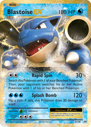 Blastoise EX card image