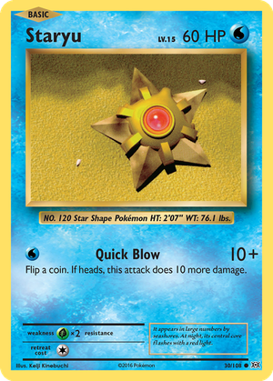 Staryu card image