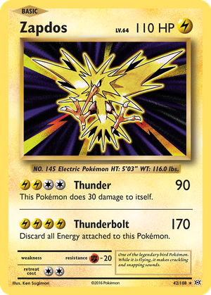 Zapdos card image