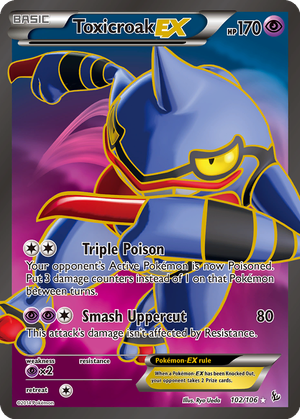 Toxicroak EX card image