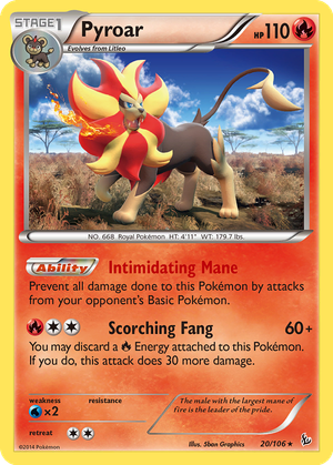 Pyroar card image