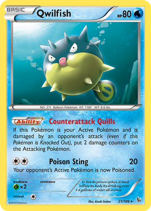 Qwilfish card image