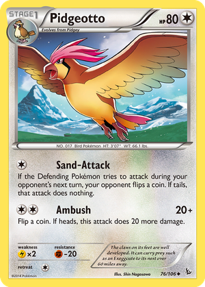 Pidgeotto card image