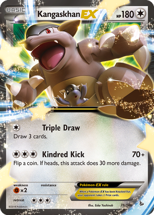 Kangaskhan EX card image