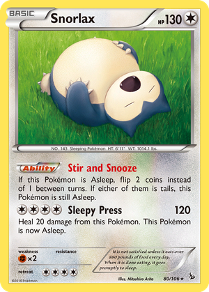 Snorlax card image