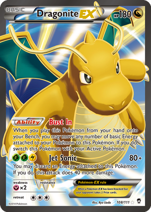 Dragonite EX card image
