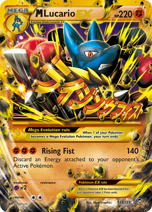 M Lucario EX card image