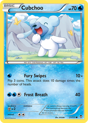 Cubchoo card image