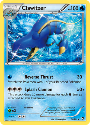 Clawitzer card image