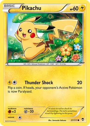 Pikachu card image