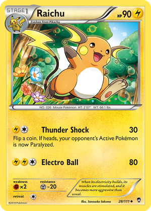 Raichu card image