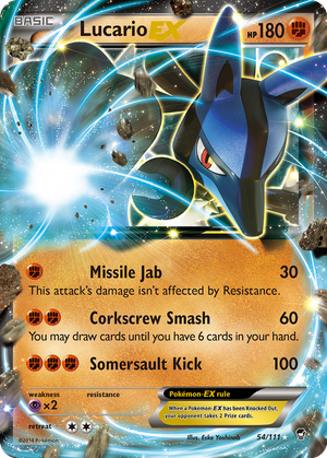 Lucario EX card image