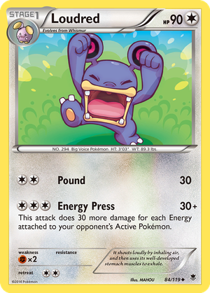 Loudred card image