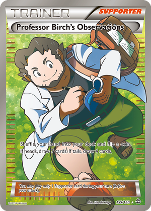 Professor Birch's Observations card image
