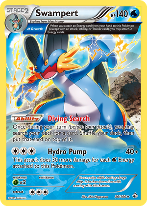 Swampert card image