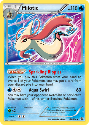 Milotic card image