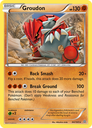 Groudon card image