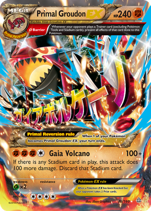 Primal Groudon EX card image