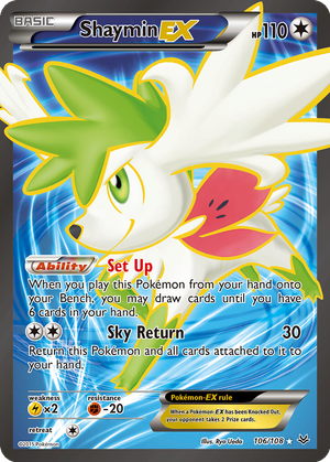 Shaymin EX card image