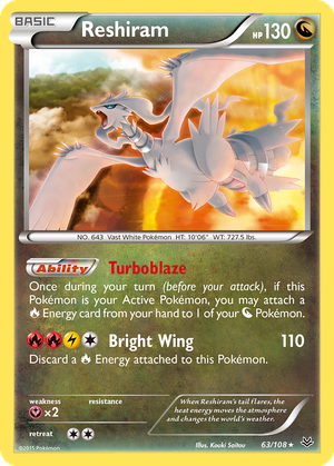 Reshiram card image