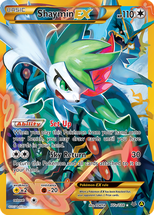 Shaymin EX card image
