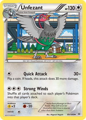 Unfezant card image