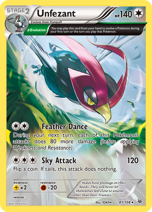 Unfezant card image
