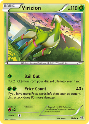 Virizion card image