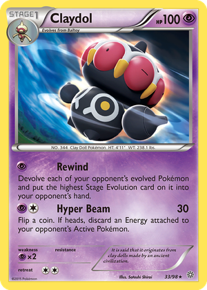 Claydol card image