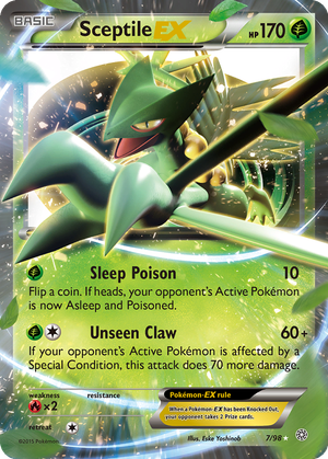 Sceptile EX card image