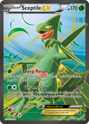 Sceptile EX card image
