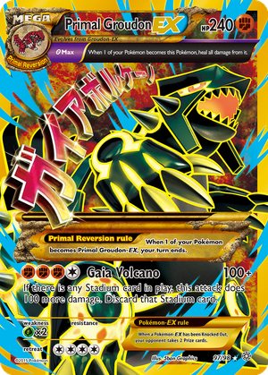 Primal Groudon EX card image