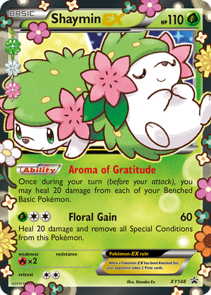 Shaymin EX card image